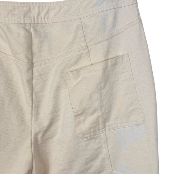 Zara Cream Moto Utility Pants L - Picture 7 of 8